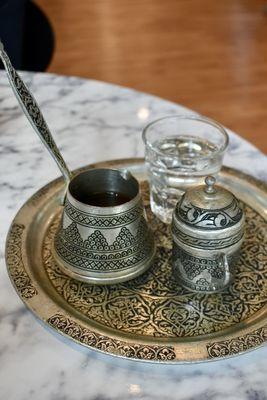 Turkish coffee ($6)