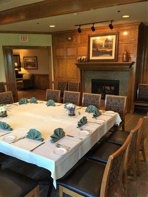 Our Living Room is perfect for private dining for groups of 25 or less.