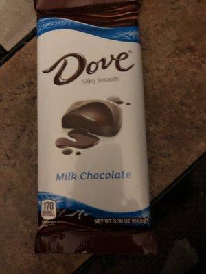 Dove milk chocolate