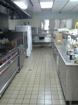 This is a fun job where we were asked to take a very dirty kitchen floor and clean it.  Also, we made the floor not slippery ...