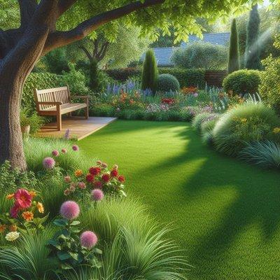 My dream landscaping, used as inspiration for my project.