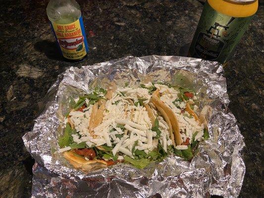 5 street tacos