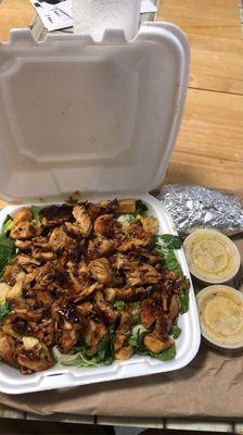 Teriyaki chicken Caesar Salad