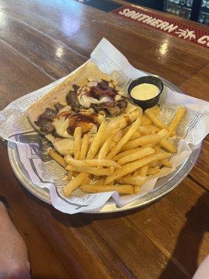 Steak sandwich on special