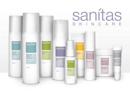 We carry Sanitas professional skin care products