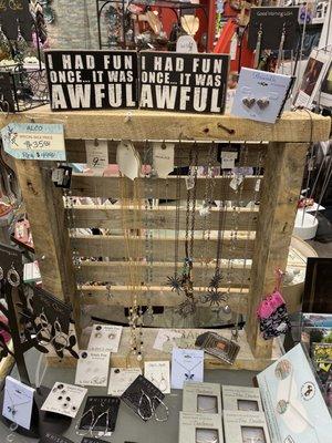 Cute necklaces and plenty to choose from