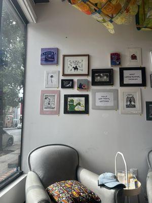 Sitting area art