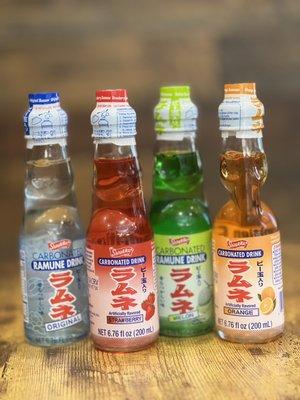 RAMUNE Original,Strawberry, Melon, Orange