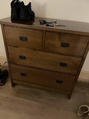 Dark oak furniture