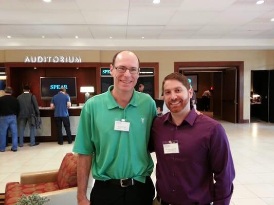 Dr. Perruzzi and Dr. Austein at a Spear Dental continuing education course in Arizona