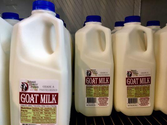 Pasteurized goat milk