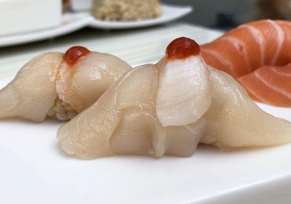 Hotate Nigiri, brown rice | 2 pc - $5.95