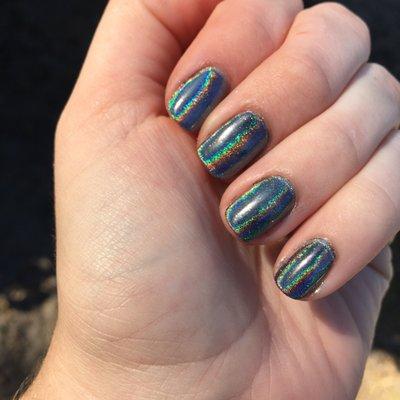 My beautiful chrome nails