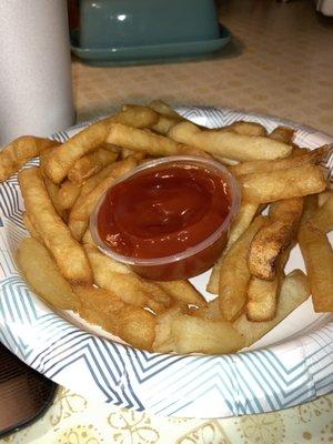 Fries & chup!