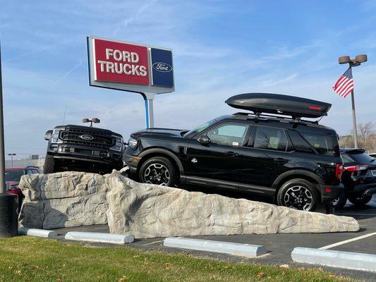 Ford truck display