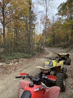 ATV pit stop