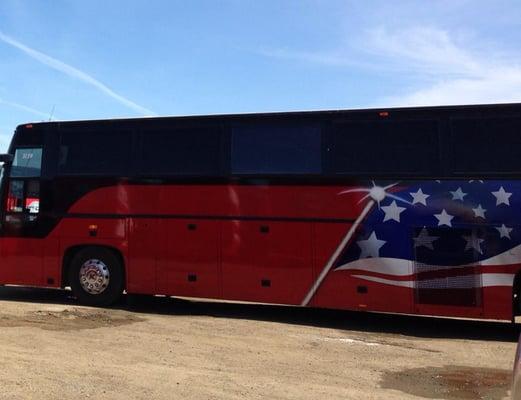 1 of the 3 American Star Buses we tinted!