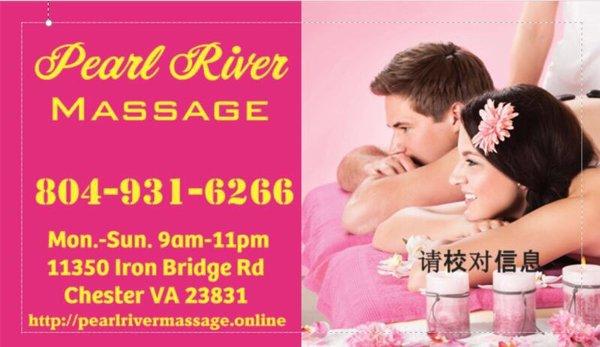 Pearl River Massage