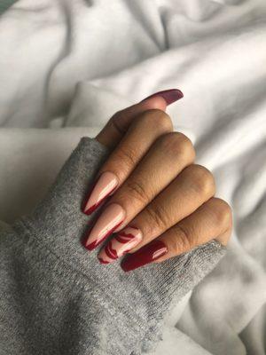 valentine's day nails