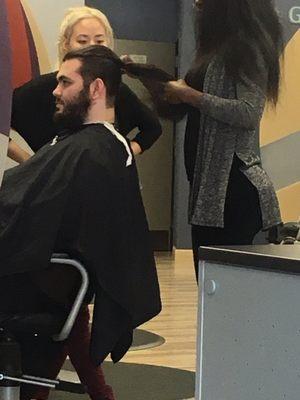 Impending hair donation