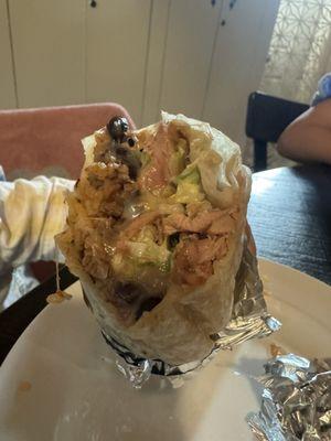 Chicken burrito