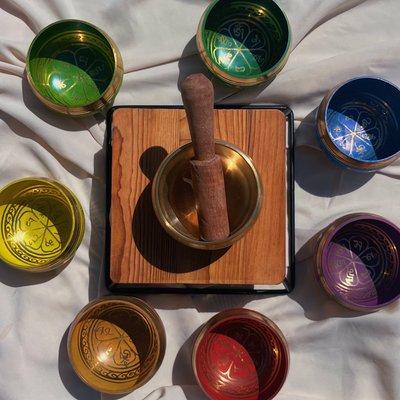 Singing bowls! Sound cleansing is just another good way to cleanse your space if you don't like the smell of burning incense or sage sticks!