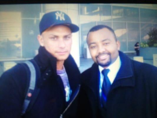 DJ Pauly D when I drop him san san francisco airport 2012 !