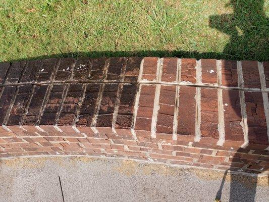 Brick cleaning - Before & After pictures