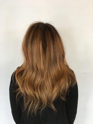 Full natural balayage