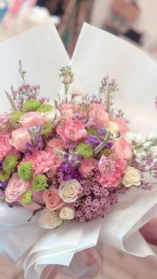 Beautiful in pink bouquet