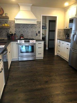 Refinished hardwood floors