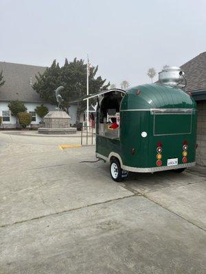 Our Home spot at the Cayucos Pier in Cayucos, CA