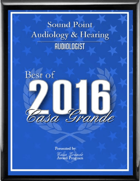 Best Audiologist of 2016 in Casa Grande!