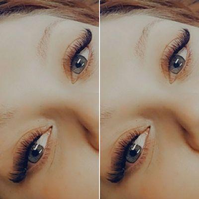 Hybrid eyelash extensions