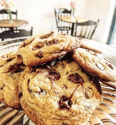 Homemade chocolate chip cookies....OMG! #ridiculouslygood