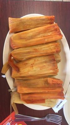 A dozen tamales