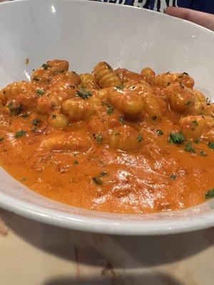 Gnocchi with vodka sauce