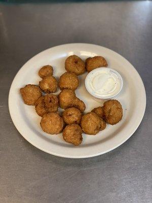 Order some tasty, Breaded Mushrooms.