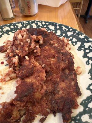 Delicious crispy corned beef hash