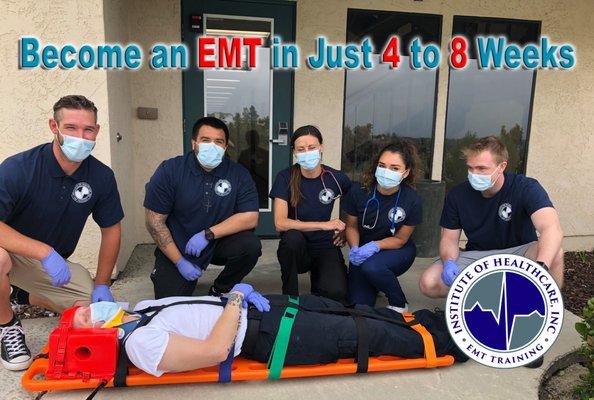 Become an EMT in Just 4-8 Weeks.