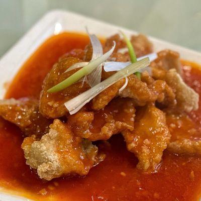 Fish Fillet with Sweet and Sour Sauce