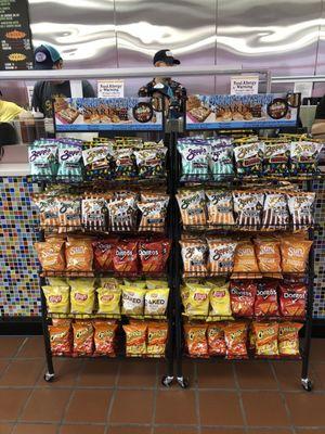 Inside - chips rack