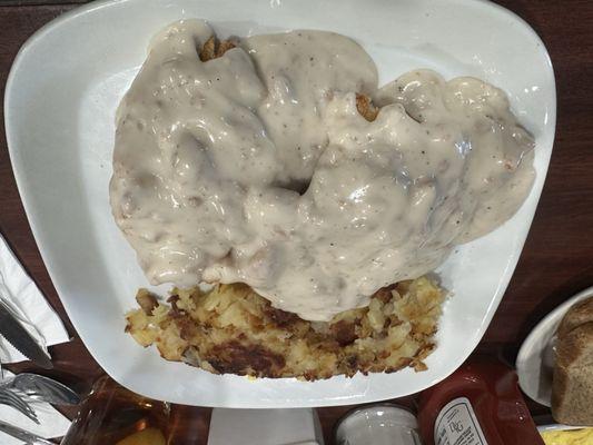 Chicken Biscuits & Gravy Breakfast