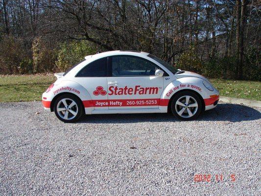 Look for my State Farm bug in your neighborhood.