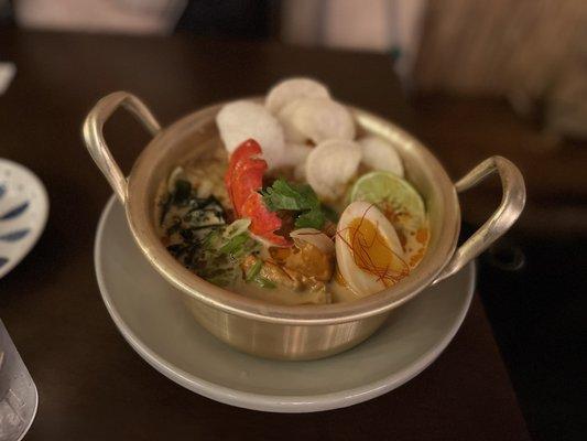 Tom Yum Seafood Ramen