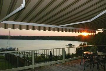 Retractable Patio Awnings made by NuImage Awnings of Maine