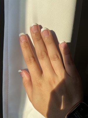 French Tip Gel Manicure