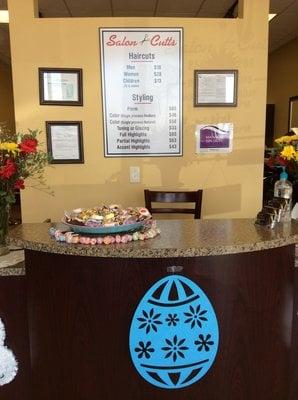 Our Welcoming Reception Desk