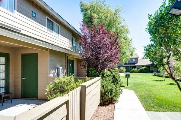 Townhouse Patio and Entry