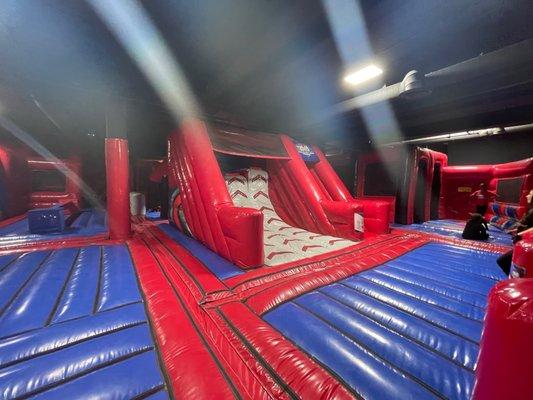 Ninja park inflatable section